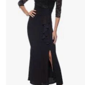 Marina  Navy Blue Gown size 14